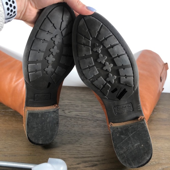 Sam Edelman Tan Leather Knee-High Boots - Picture 9 of 12